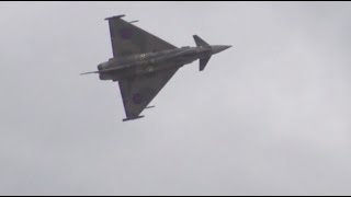 RAF Battle of Britain Typhoon FGR4  Yeovilton Air Day 2015 [upl. by Egedan738]