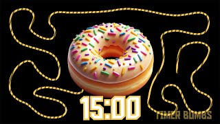 15 Minute 🍩 Donut Timer Bomb 💣 [upl. by Yruy]