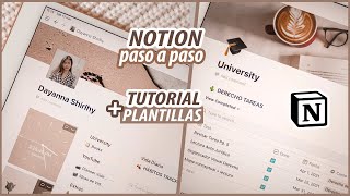 ¿CÓMO USAR NOTION   PASO A PASO  PLANTILLAS GRATIS  La mejor app para organizarte [upl. by Amadis]