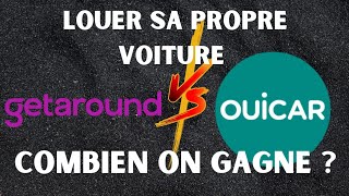 ouicar vs getaround qui paye le mieux en 2021 [upl. by Gambrell]