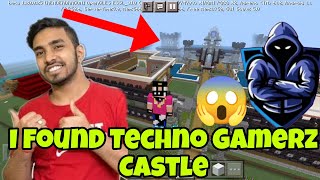 I found Techno Gamerz Castle in Minecraft 😱 I AR Aarish Gaming I gaming [upl. by Shushan903]