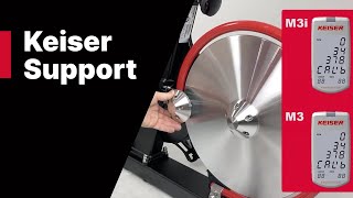 How to calibrate the Keiser M3i and M3 Indoor Bikes [upl. by Acnairb439]