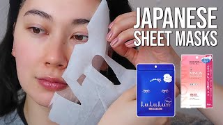 BEST JAPANESE SHEET MASKS 🍑 GO TO JBeauty Sheet Masks for Hydrating x Stylevana [upl. by Anos]