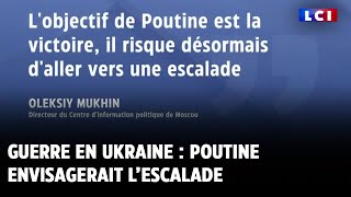 Guerre en Ukraine  Poutine envisagerait l’escalade [upl. by Ralli]