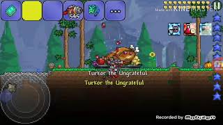 Terraria Turkor The Ungrateful Boss Fight [upl. by Millar76]