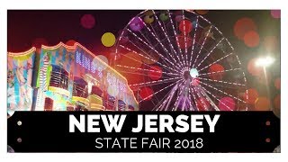 HUGE NEW JERSEY STATE FAIR 2018 [upl. by Ambrose]