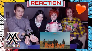 MONSTA X 몬스타엑스 Rush Hour MV  REACTION [upl. by Latnahs]