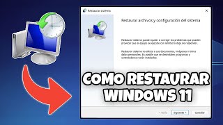 COMO RESTAURAR UN PUNTO DE RESTAURACION EN WINDOWS 11 Y COMO RESTAURAR WINDOWS 11 UN PUNTO ANTERIOR [upl. by Conchita]