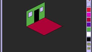 Isometric Pixel Art in Make Pixel Art 11 [upl. by Harl]