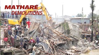 MATHARE SLUMS RIVERSIDE DEMOLITIONS THOUSANDS LEFT HOMELESSSAD SITUATION NAIROBI KENYA AFRICA [upl. by Solotsopa]