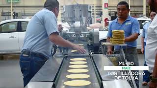 Tortilladora de Tolva ML60│Manufacturas Lenin [upl. by Vincentia738]