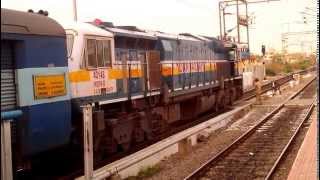 JET ENGINE INSIDE A TRAIN  WDP 4D INDIAN RAILWAYS [upl. by Ahtivak]