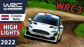 WRC Croatia Rally 2022 WRC3 Event Highlights [upl. by Ennaeerb135]