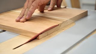 How To Cut Perfect Long Miters on the Table Saw  Woodworking [upl. by Weismann640]