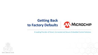 Getting Back to Factory Defaults [upl. by Atterahs]