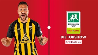 ALLE FÜR EINEN   25 Spieltag  Regionalliga West  Die Torshow [upl. by Einalem]