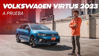 Volkswagen Virtus 2023 a prueba el sedán más pequeño de VW por fin desenvaina la espada [upl. by Wrdna611]