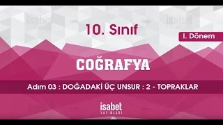 10 Sınıf Coğrafya – Ders 3 – Doğadaki Üç Unsur 2 Topraklar [upl. by Loyce]