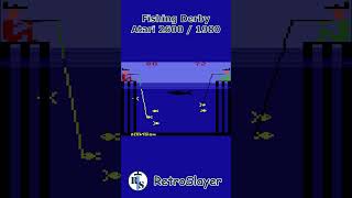 Fishing Derby Gameplay Atari 2600 retrogaming atari2600 fishingderby [upl. by Assirahc]