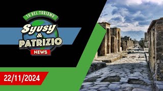 Syusy amp Patrizio News Notizie da Pompei Firenze Roma Venezia e Bagna Cauda Day  TG del Turismo [upl. by Ailices703]