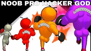 NOOB VS PRO VS HACKER VS GOD in Level Up Runner 2K24 [upl. by Alison417]