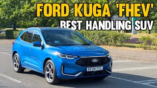 2024 Ford Kuga Review  Best Handling Family SUV [upl. by Ahsinauj]