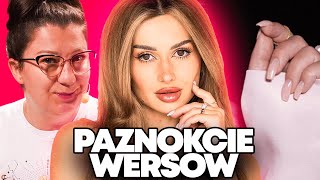 PAZNOKCIE WERSOW VS STYLISTKA PAZNOKCI  PAZNOKCIE GWIAZD [upl. by Nelav]