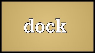 Dock Meaning [upl. by Nica]