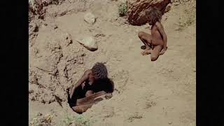 Australian Aboriginal water gathering from a well in Western Central Desert Video [upl. by Ddal]