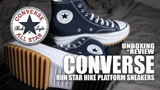 I got myself CONVERSE Run Star Hike Platform Sneakers SUPER HONEST REVIEW 😎 [upl. by Ahsila196]