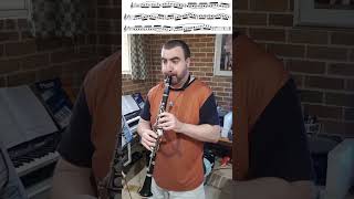 Sellner  Oboe Etude VI13 on Clarinet [upl. by Ruhtra]