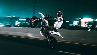 SUPERMOTO NIGHT RIDE  4K [upl. by Downes]