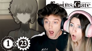 STEINSGATE 1x23 quotOpen the Steins Gatequot  Reaction amp Discussion [upl. by Cherise89]