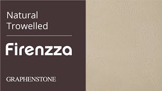 Graphenstone Firenzza  Natural Trowelled Textures of the Earth ENG [upl. by Naujaj89]