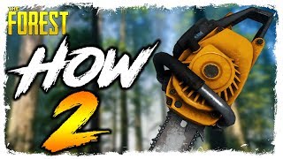 The Forest  HOW TO FIND THE CHAINSAW  Updated Location [upl. by Laenej]