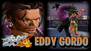 TEKKEN 4 PS2 Playthrough Eddy Gordo Story Mode  Full Gameplay [upl. by Nnair]