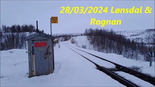 28032024  Lønsdal amp Rognan cargonet mix togtrafikk trainspotting vossloh nordland norway [upl. by Kurr]