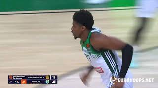 Panathinaikos Athens VS Maccabi Playtika Tel Aviv 8186 OT Kostas Antetokounmpo 10 pts 3 blocks [upl. by Gratt]