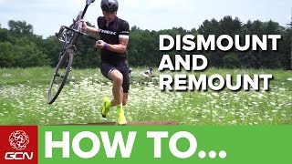 How To Dismount And Remount With Sven Nys  Cyclocross Skills [upl. by Nnyleimaj425]