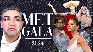 MET GALA 2024 LOOKS DUVIDOSOS OS MELHORES E OS PÉSSIMOS [upl. by Starbuck]