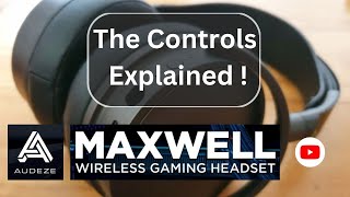 How do Audeze Maxwell headphone controls actually work [upl. by Helbona]