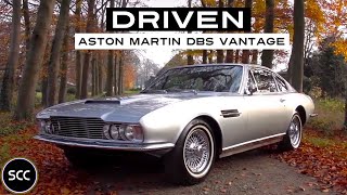 ASTON MARTIN DBS VANTAGE 1969  Test drive in top gear  Engine sound  SCC TV [upl. by Yarled505]