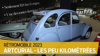 Rétromobile 2023 Les voitures peu kilométrées de la vente Artcurial [upl. by Gallard655]