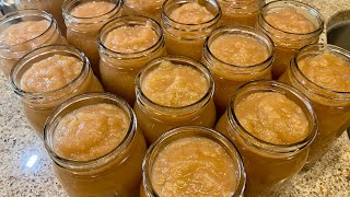 Making amp Canning Homemade Applesauce  EASY METHOD  Water Bath Canning [upl. by Aisemaj]