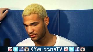 Kentucky Wildcats TV Willie CauleyStein and Andrew Harrison PreBelmont [upl. by Cherye]