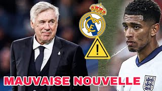 🚨 Le torchon brûle entre JUDE BELLIGHAM amp CARLO ANCELOTTI voici pourquoi  Chelsea va accélère pour [upl. by Hoon]