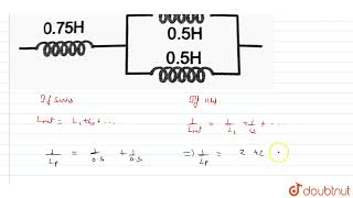 Three inductances are connected as shown in figure Calculate the resultant inductance  12 [upl. by Akiam]