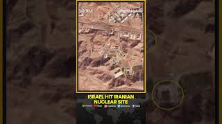 Israel Hit Iranian Nuclear Test Sites Satellite Reveals  WION Shorts [upl. by Nageem]