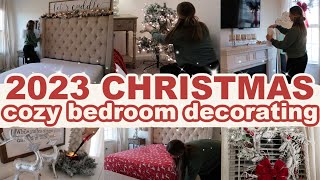 2023 CHRISTMAS DECORATING PART 1  COZY CHRISTMAS BEDROOM  CHRISTMAS DECOR IDEAS  Lauren Yarbrough [upl. by Felike755]