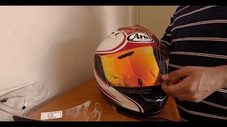 Arai Helmet visor replacement [upl. by Abigail349]